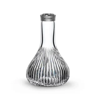 Wookah Vase Mastercut Onion, handmade glass hookah vase