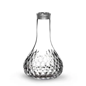 Wookah Vase Mastercut Pinion, handmade glass hookah vase