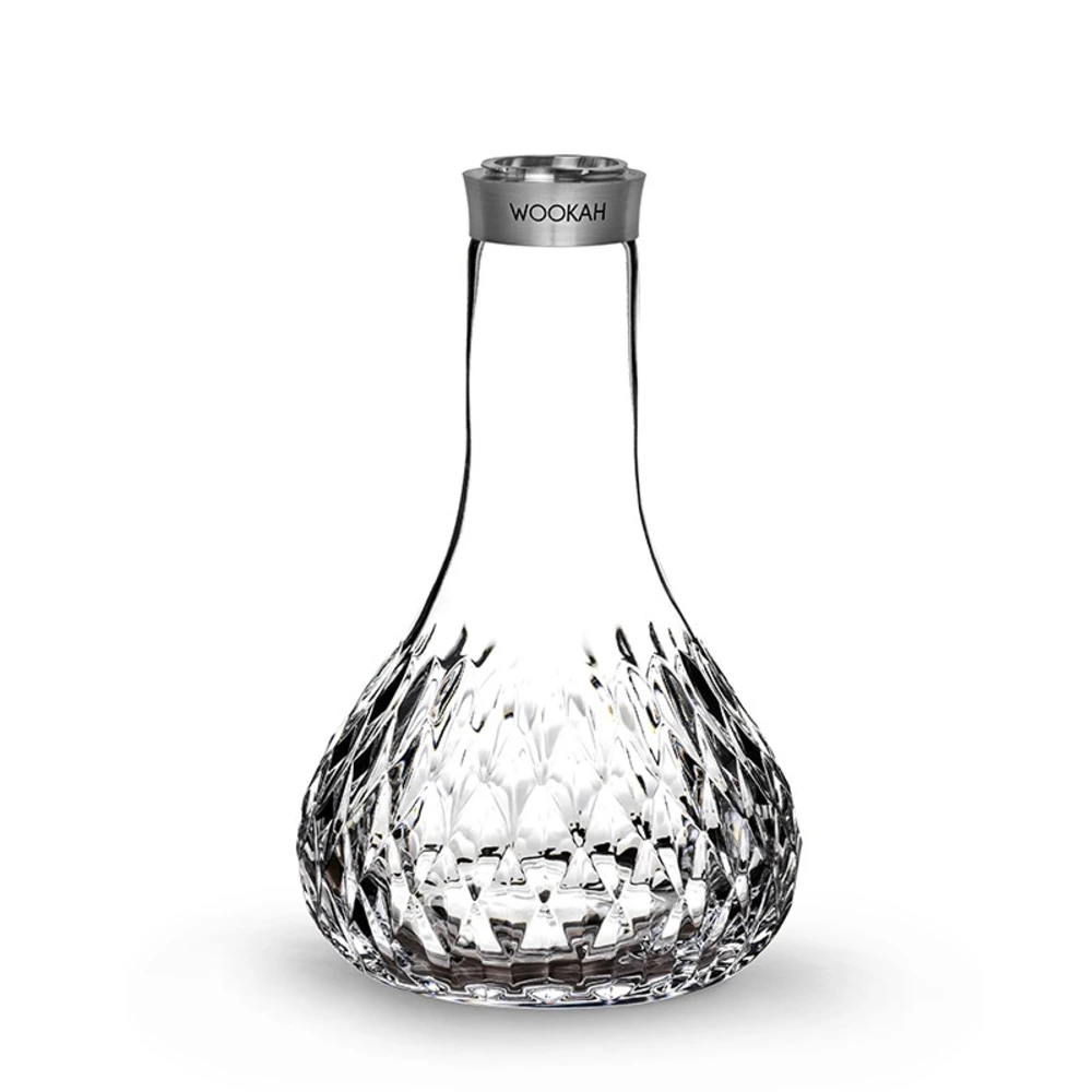 Wookah Vase Mastercut Pinion, handmade glass hookah vase