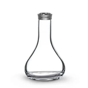 Wookah Vase Smooth, handmade glass hookah vase